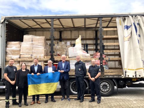 Feuerwehrmaterial für die Ukraine