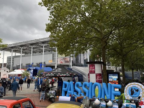 Beim Vespa-Fest zu Gast in Wolfsburg